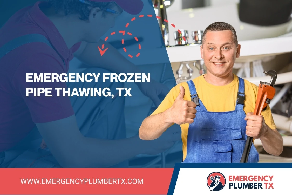 Emergency Frozen Pipe Thawing, TX