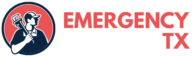 Emergency Plumber TX Logo White 2x