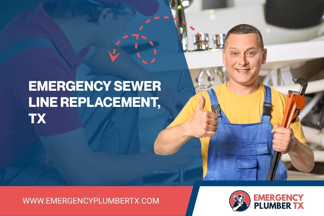 Emergency Sewer Line Replacement, TX
